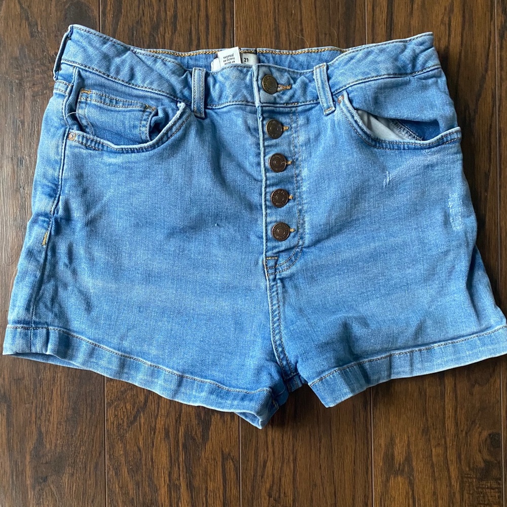 High Waisted Jean Shorts
